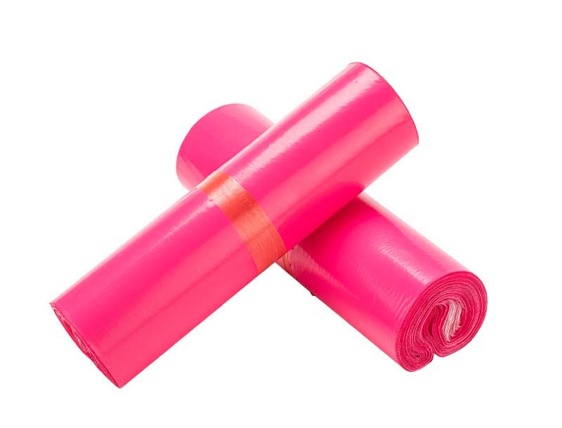 宣城玫红色快递袋-02